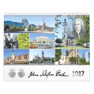 Johann Sebastian Bach Steden & Plaatsen 2027, Kalender