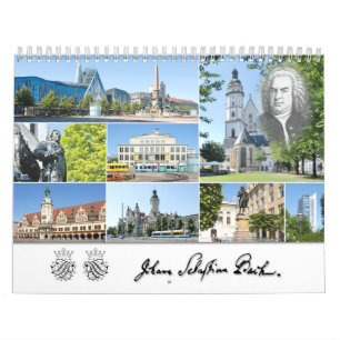 Johann Sebastian Bach Steden & Plaatsen Kalender