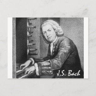Johann Sebastian Bach Stuff Briefkaart