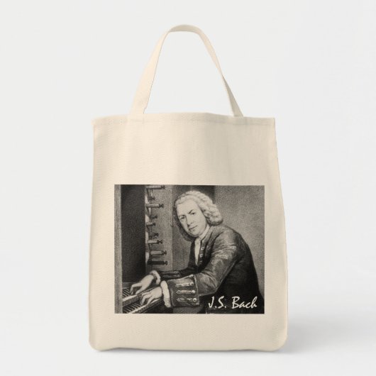 Johann Sebastian Bach Stuff Tote Bag (Voorkant)