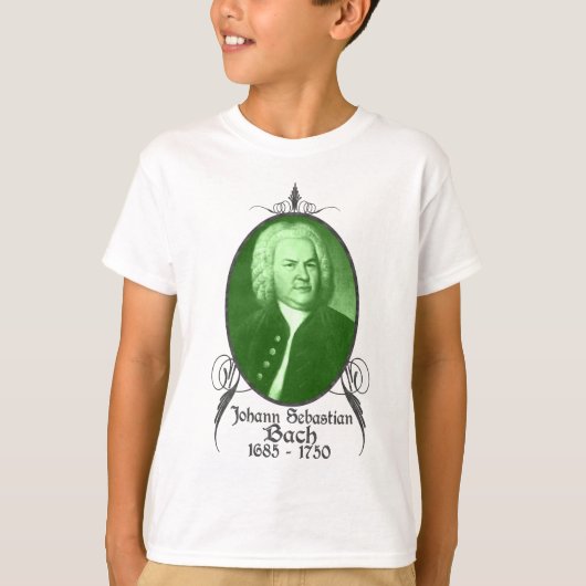 Johann Sebastian Bach T-shirt (Voorkant)