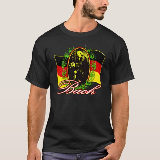 Johann Sebastian Bach T-shirt (Voorkant)
