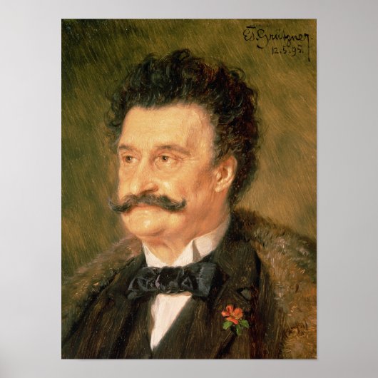 Johann Strauss de Younger, 1895 Poster (Voorkant)