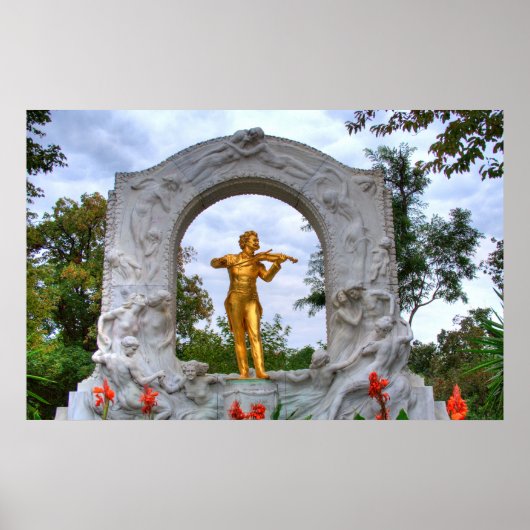 Johann Strauss II Poster (Voorkant)