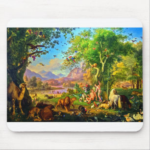 Johann Wenzel Peter Adam en Eva in de tuin van Ede Muismat