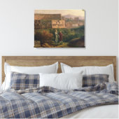 Johann Wolfgang von Goethe die een bezoek brengt a Canvas Afdruk (Insitu (Slaapkamer))
