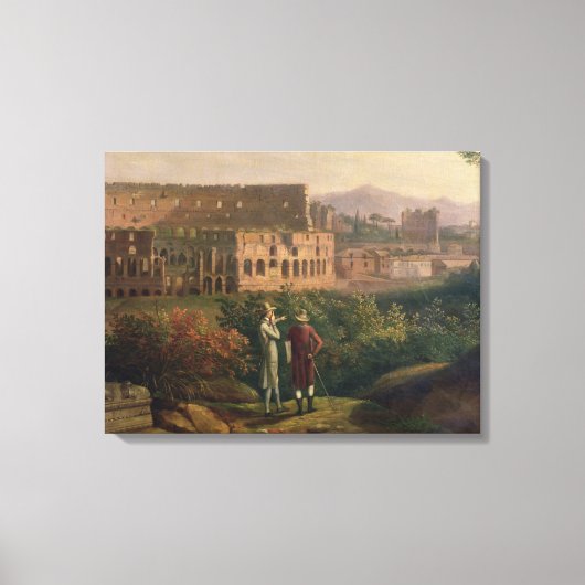 Johann Wolfgang von Goethe die een bezoek brengt a Canvas Afdruk (Voorkant)