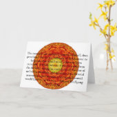 Johann Wolfgang von Goethe QUOTATION Kaart (Gele Bloem)