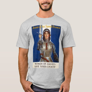 Johanna van Orléans Franse Heldin, Ridder Maagd va T-shirt