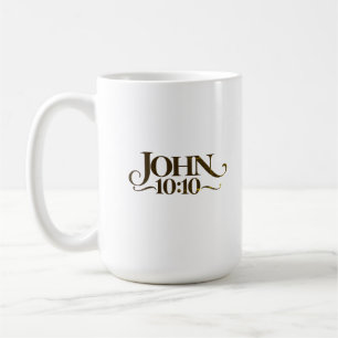 Johannes 10:10 koffiemok