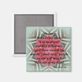 Johannes 10:27-28 magneet (Voorkant / Achterkant)