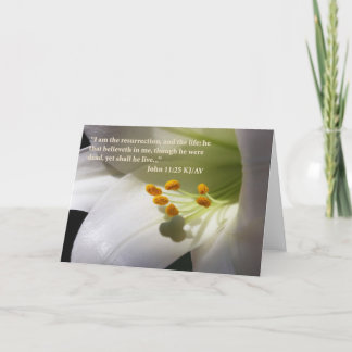 Johannes 11:25 Schriftgedeelte Kaart