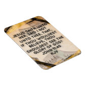 Johannes 11:40 KJV Bijbelvers Magneet (Rechterzijde)