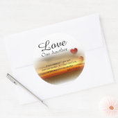 Johannes 13:34-35 Liefde elkaar stickers (Envelop)