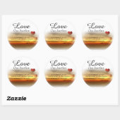 Johannes 13:34-35 Liefde elkaar stickers (Vel)