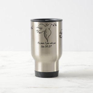 Johannes 14:27 Bijbelvers Religie Christendom Duif Reisbeker