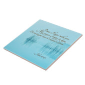 Johannes 14:27 "Vrede laat Ik met u" Bijbelvers Tegeltje (Zijkant)