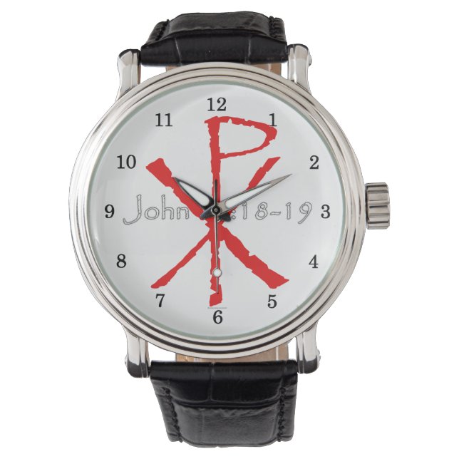 Johannes 15:18-19 horloge (Voorkant)