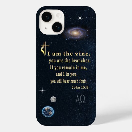 Johannes 15:5 Case-Mate iPhone case (Achterkant)