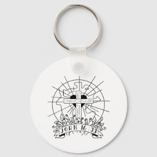 Johannes 16:33 sleutelhanger