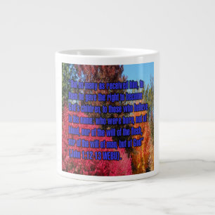 Johannes 1:12-13 WEBU Mug Extra Grote Beker