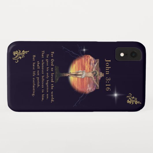 Johannes 3:166 Case-Mate iPhone case (Achterkant (horizontaal))