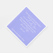 Johannes 3:16 | Aangepaste tekst Paarse Religious  Servet (Hoek)