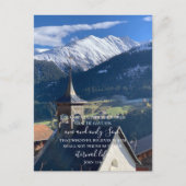 Johannes 3:16 Aangepaste tekst | Zwitserse Alpen O Briefkaart (Voorkant)