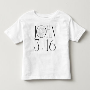 Johannes 3:16 Bijbelvers Kinder Shirts