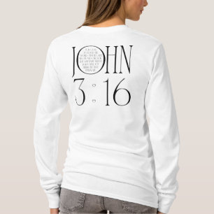 Johannes 3:16 Bijbelvers T-shirt