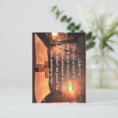 Johannes 3:16 God heeft de wereld zo liefgehad, la Briefkaart (Staand voorkant)