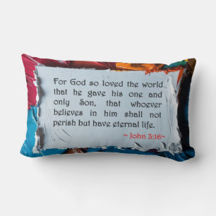 Johannes 3:16 kussen