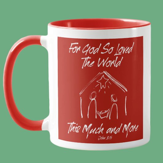 JOHANNES 3:16 MANGER MOK - ROOD