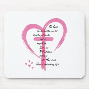 Johannes 3:16 Want God had de wereld zo lief, Vale Muismat