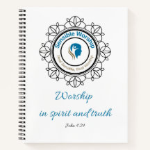 Johannes 4 en 24 Notitieboek