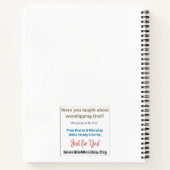 Johannes 4 en 24 Notitieboek (Achterkant)