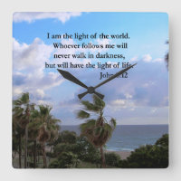 JOHANNES 8:12 PALMBOOM EN OCEAAN FOTOONTWERP
