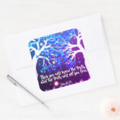 Johannes 8:32 Christelijke Bijbelgeschrift Sticker (Envelop)