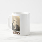 Johannes Brahms (1889) Koffiemok (Voorkant links)