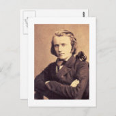 Johannes Brahms Briefkaart (Voorkant / Achterkant)