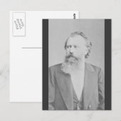 Johannes Brahms Briefkaart (Voorkant / Achterkant)