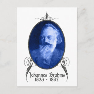 Johannes Brahms Briefkaart
