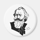 Johannes Brahms Magneet (Voorkant)
