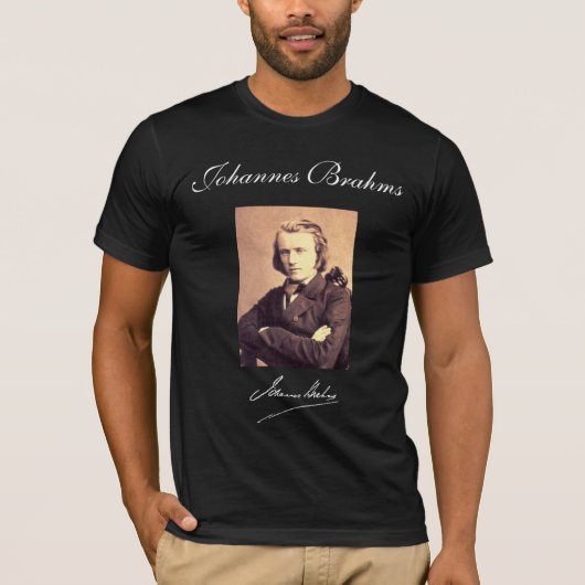 JOHANNES BRAHMS T-SHIRT (Voorkant)