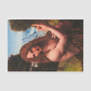 Johannes de Doper, 1520 door Salai Tissuepapier