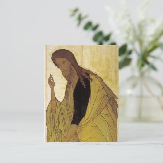 Johannes de Doper door Andrej Roebljov Briefkaart (Staand voorkant)