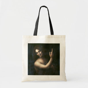 Johannes de Doper, Leonardo da Vinci Tote Bag