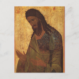Johannes de Doper van Vysotsky Chin Orthodox Icon Briefkaart