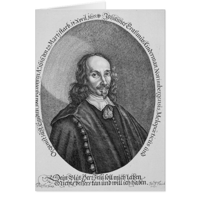 Johannes Erasmus Kindermann (Voorkant)