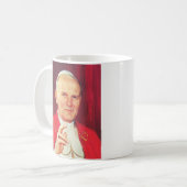 Johannes Paulus II Bisschop van Rome Koffiemok (Voorkant links)